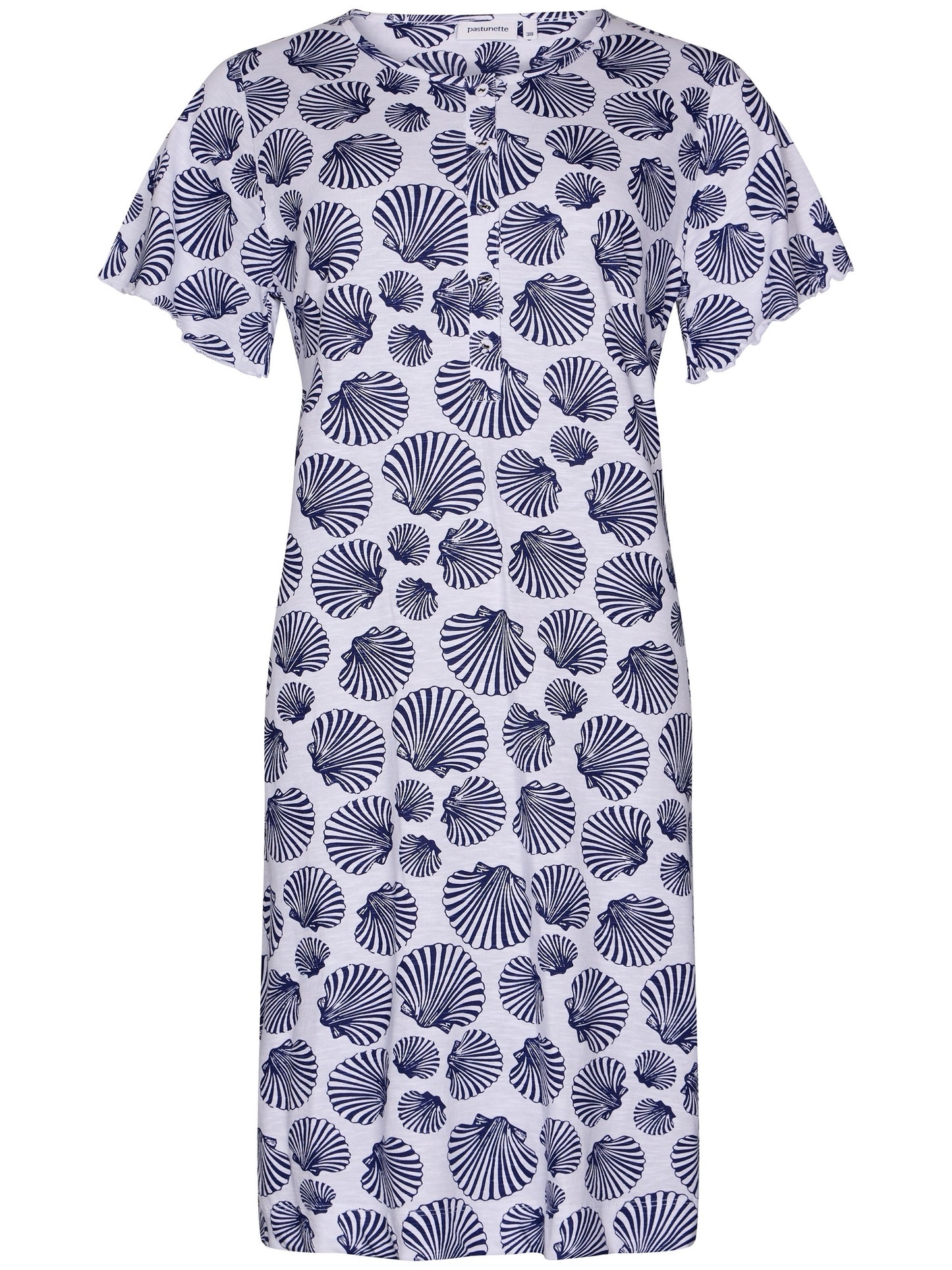 Zetex Nightdress with buttons 100cm