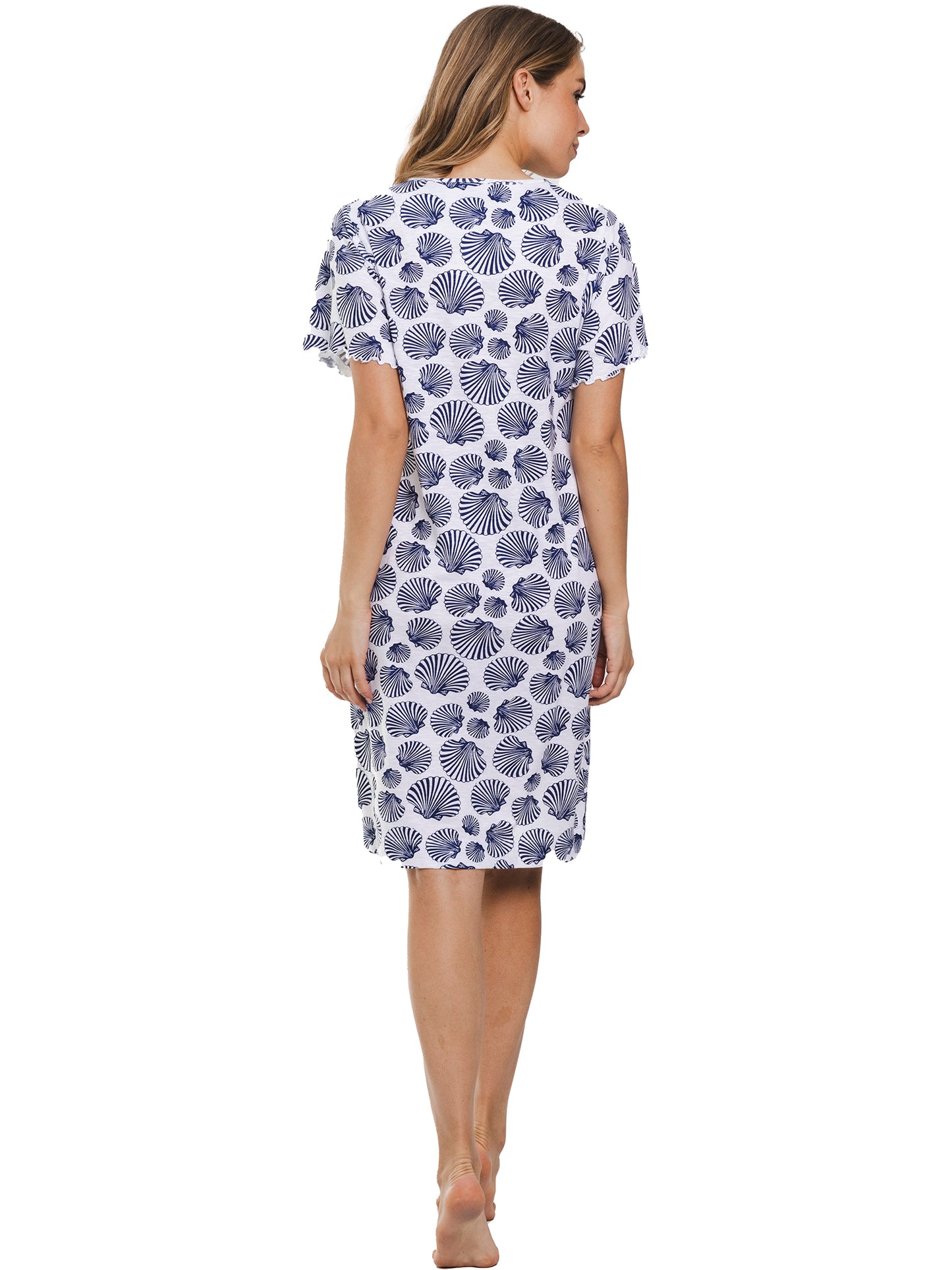 Zetex Nightdress with buttons 100cm
