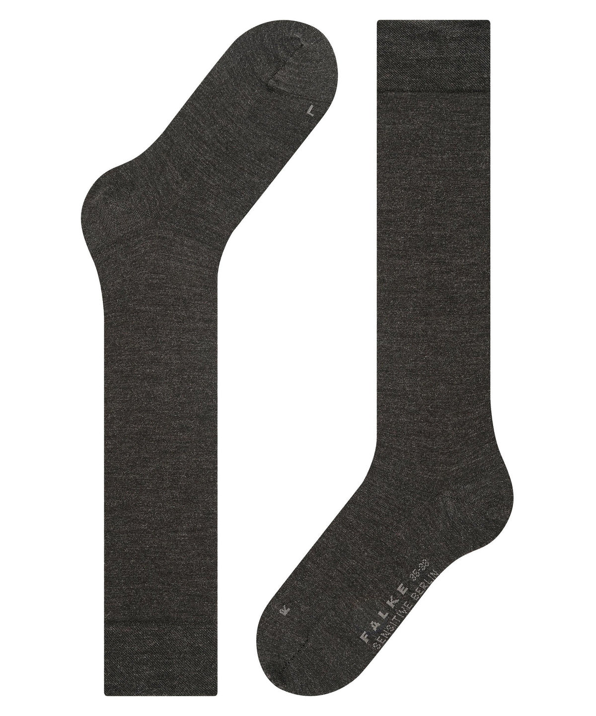 46229-3085 FALKE Sensitive Berlin Women Knee-high socks Suitable for diabetics Colour: ANTHRAZIT