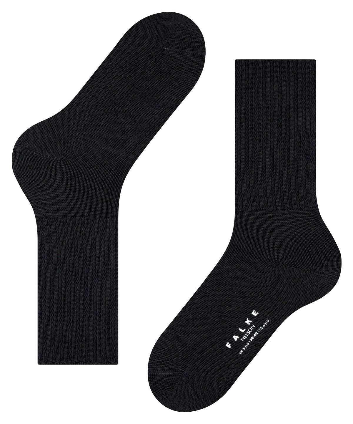 14497-3000 FALKE Nelson Men Boot socks knitted without rubber threads Colour: black
