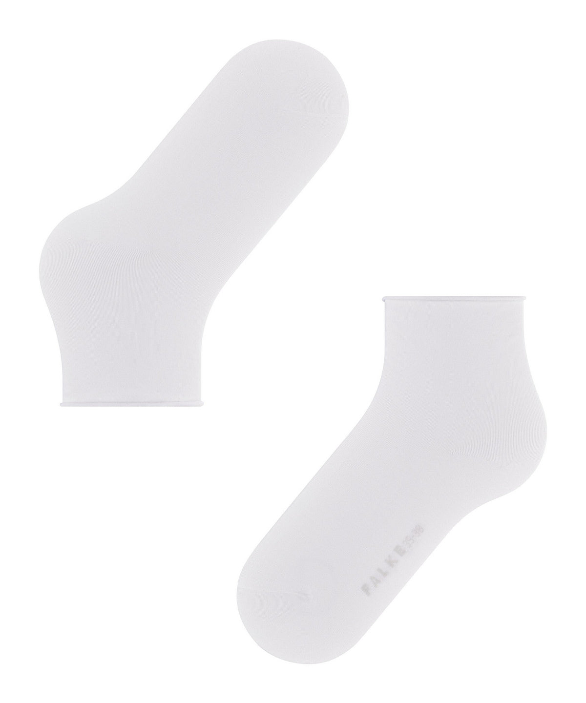 47106-2000 FALKE Cotton Touch Women Short socks with very fine mesh structure Colour: white