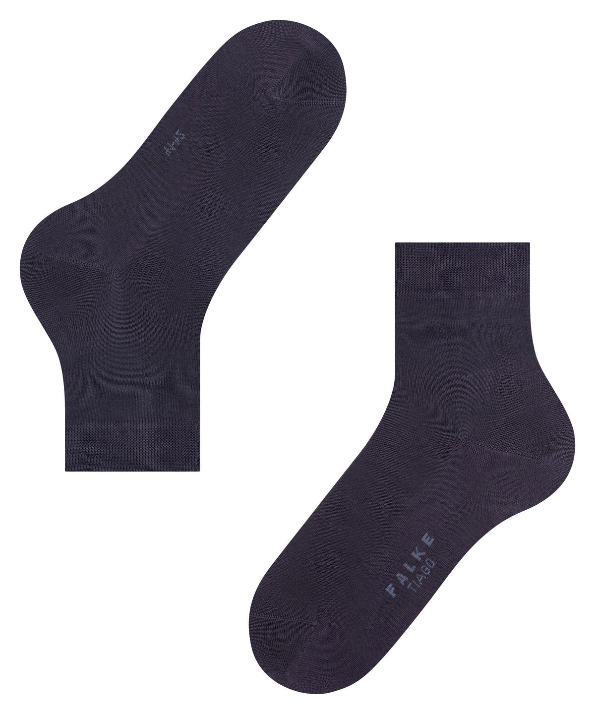 12422-6375 FALKE Tiago Men Short socks with sheer shimmer Colour: dark navy
