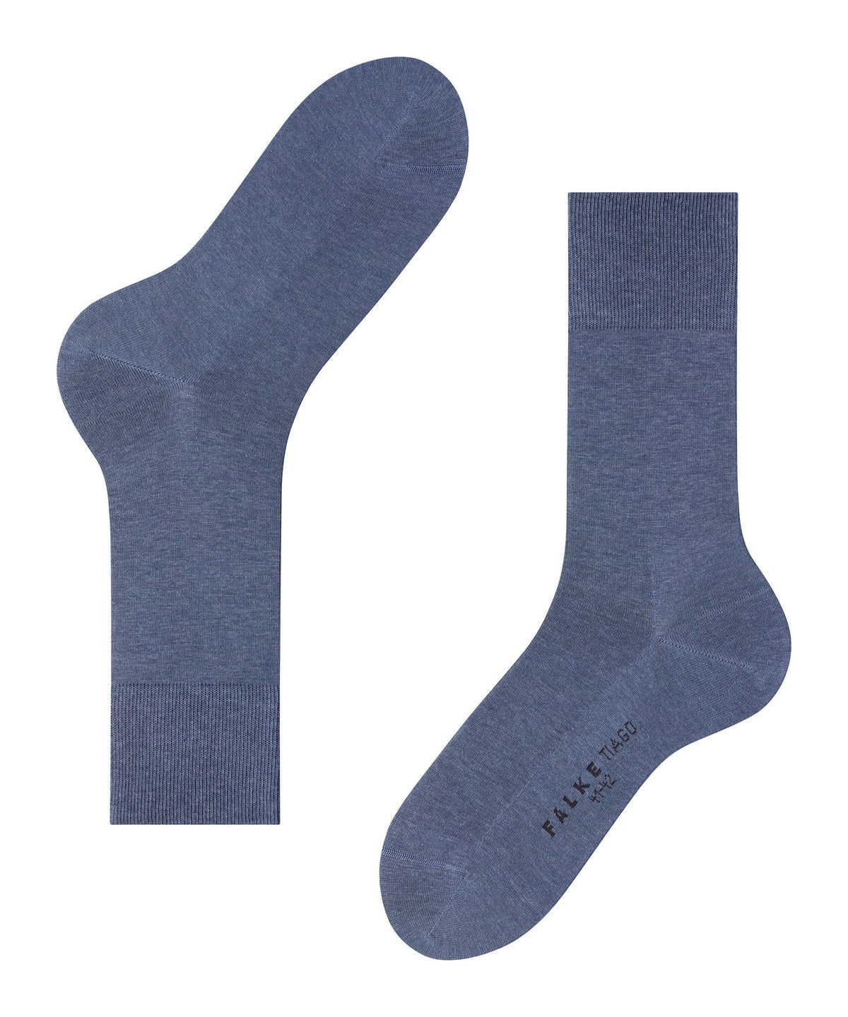 14792-6665 FALKE Tiago Men Socks with sheer shimmer Colour: DEMIN MELANGEN