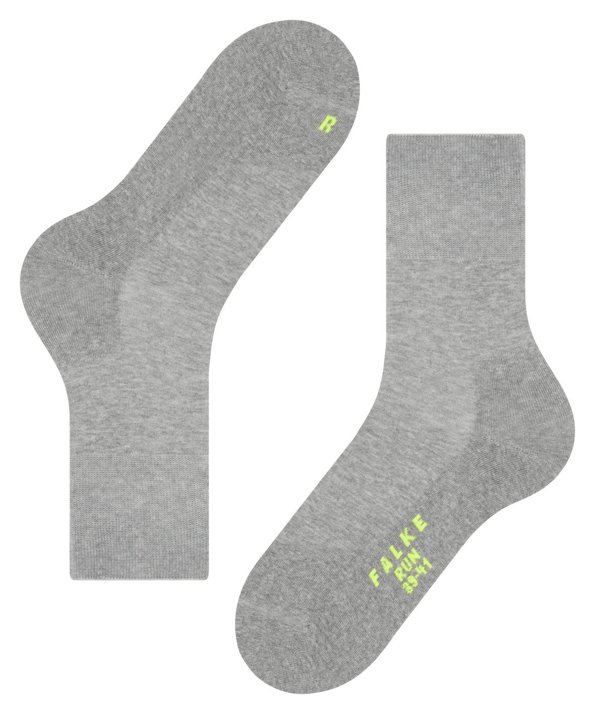 16605-3400 FALKE Run Calzini unisex con suole in peluche Colore: grigio chiaro