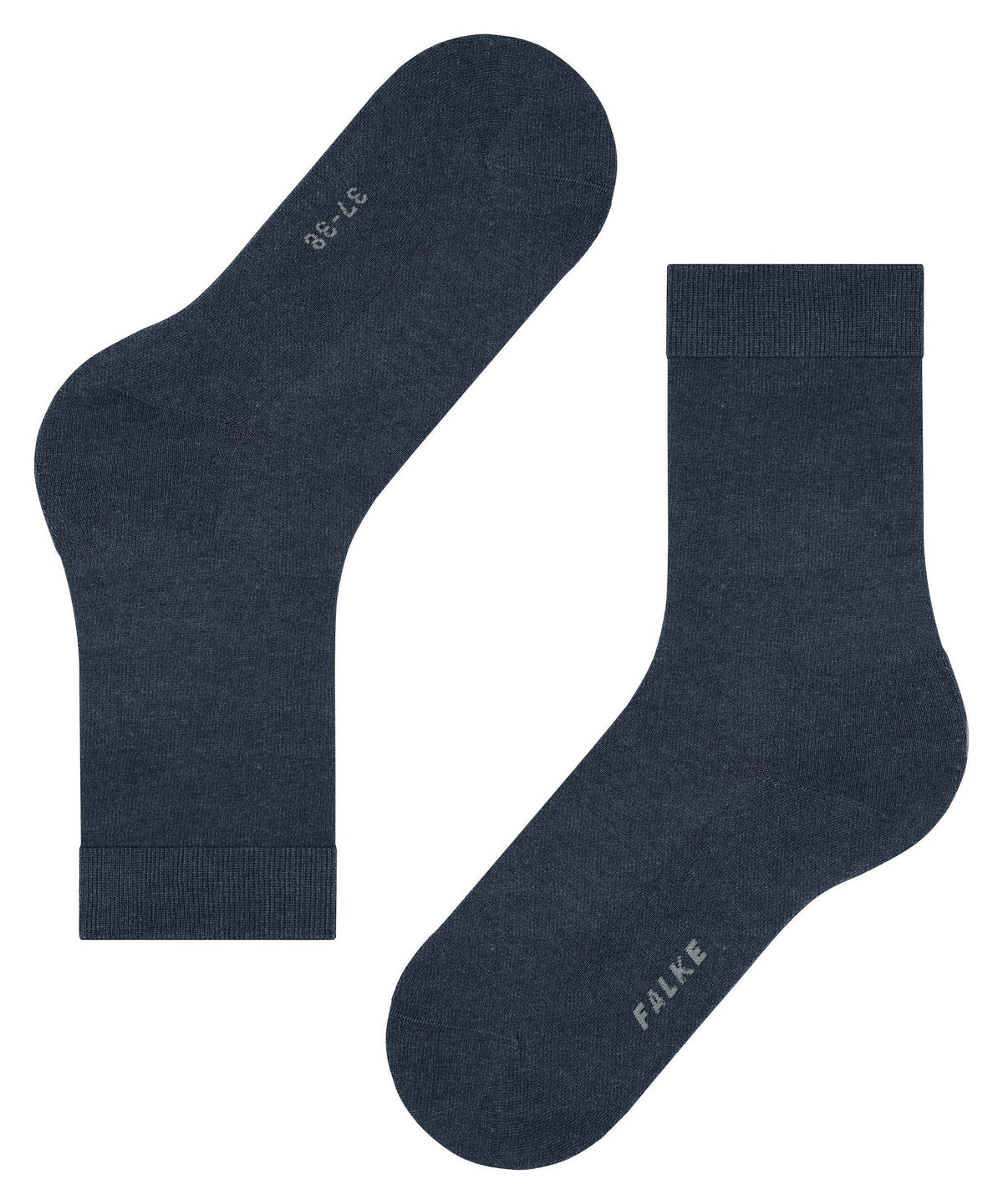 46484-6127 FALKE ClimaWool Women Socks made from a climate-regulating wool-Lyocell blend Colour: navy mel.