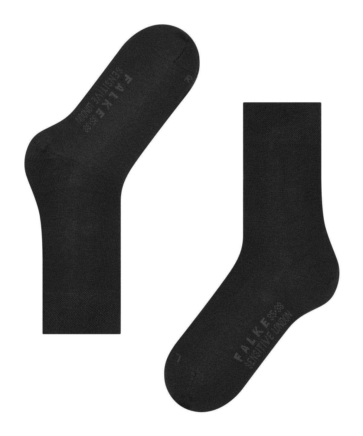 46472-3000 FALKE Sensitive London Women Socks Suitable for diabetics Colour: black