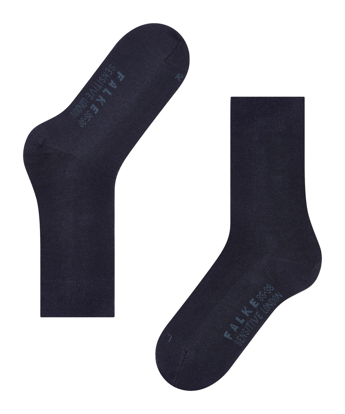 46472-6370 FALKE Sensitive London Women Socks Suitable for diabetics Colour: dark navy