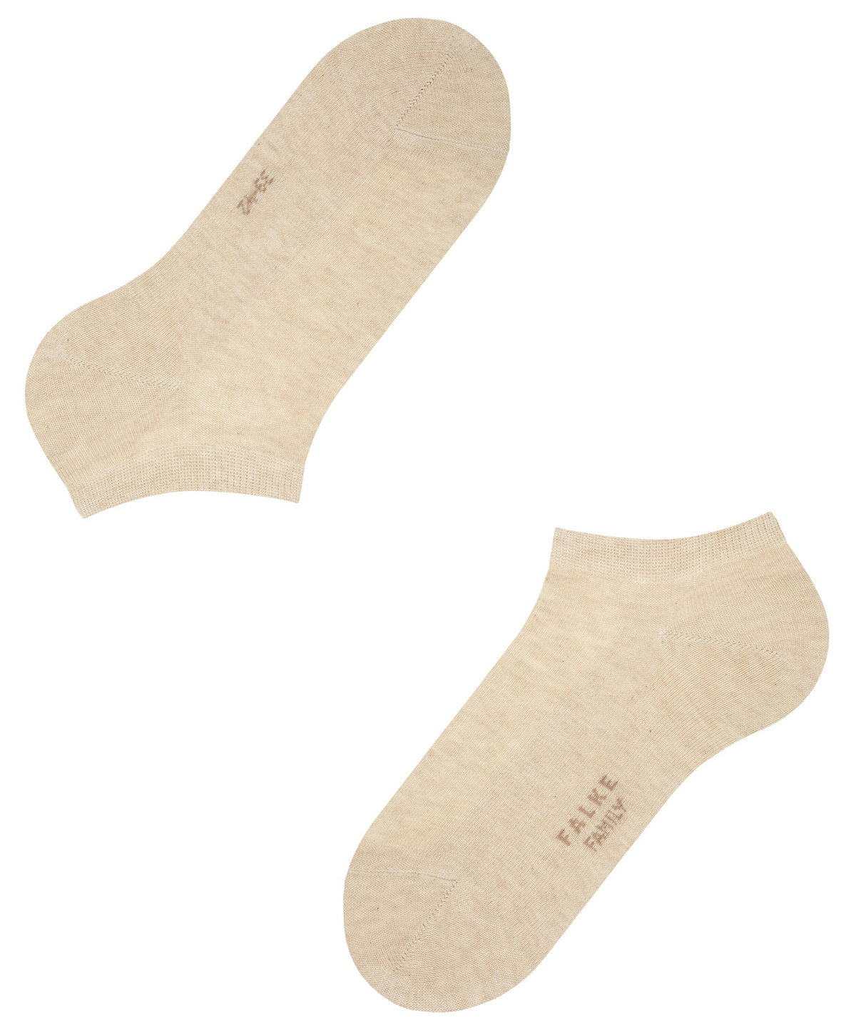 14612-4650 FALKE Family Men Sneaker socks with sustainable cotton Colour: sand mel.
