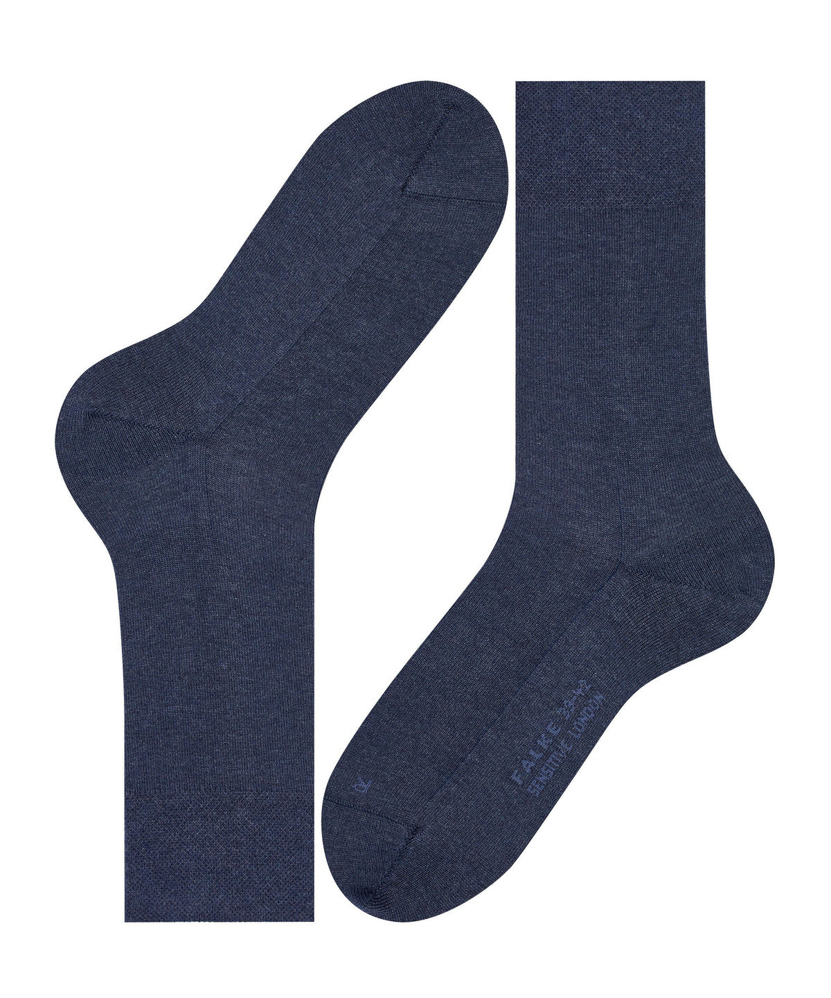 14719-6127 FALKE Sensitive London Men Socks Suitable for diabetics Colour: navy mel.