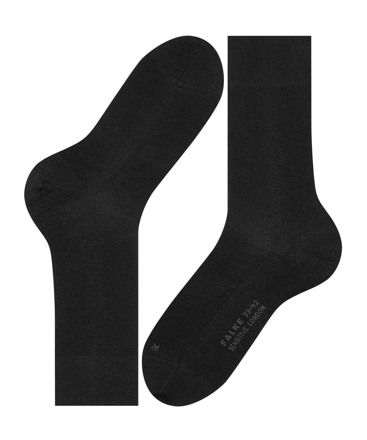 14719-3000 FALKE Sensitive London Men Socks Suitable for diabetics Colour: black