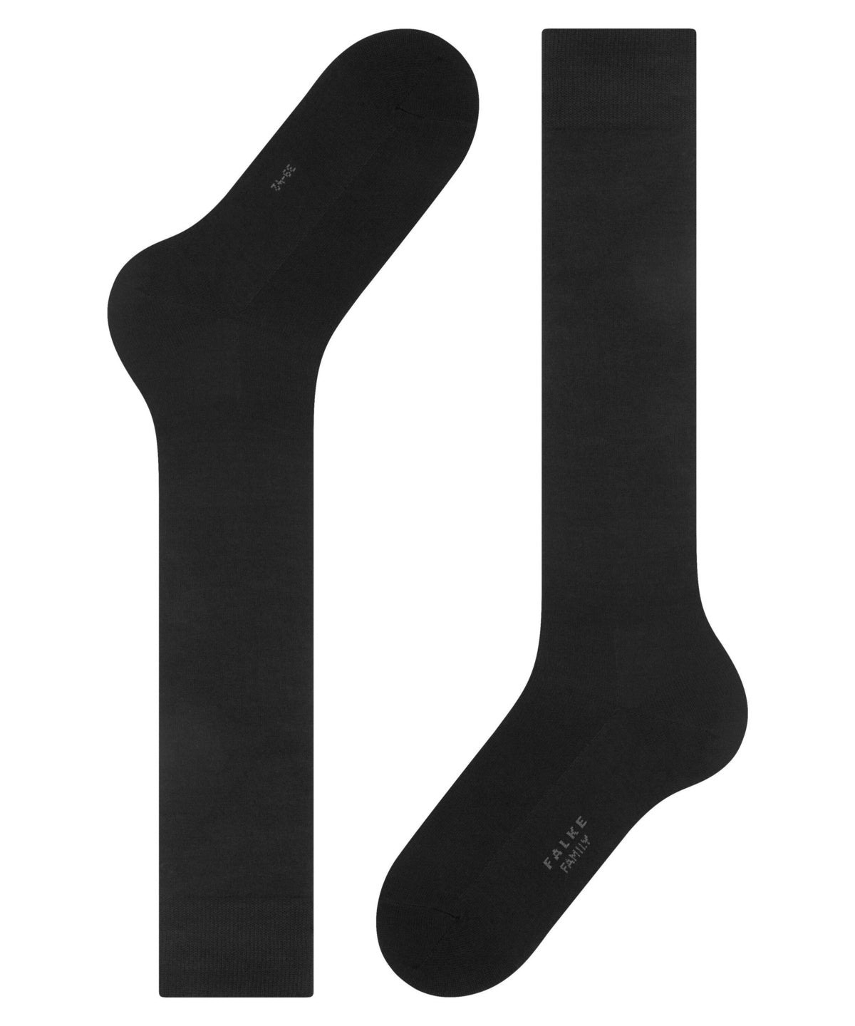 15657-3000 FALKE Family Men Knee-high socks with sustainable cotton Colour: black