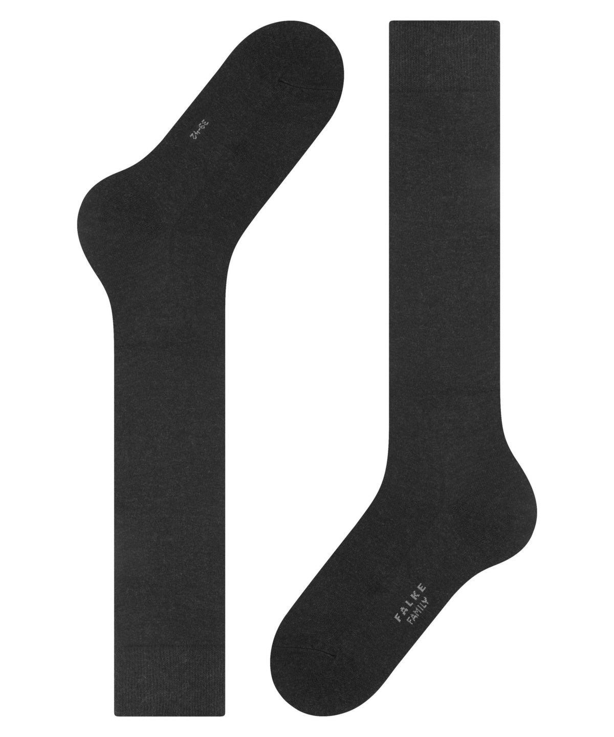 15657-3080 FALKE Family Men Knee-high socks with sustainable cotton Colour: anthra.mel