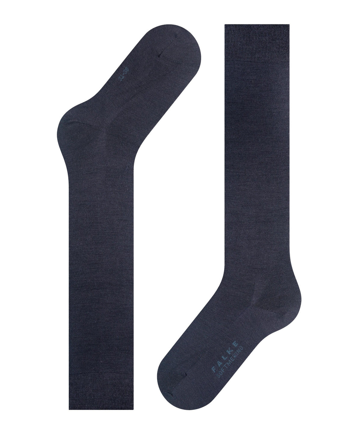 47438-6379 FALKE Softmerino Women Knee-high socks with warming merino wool Colour: dark navy