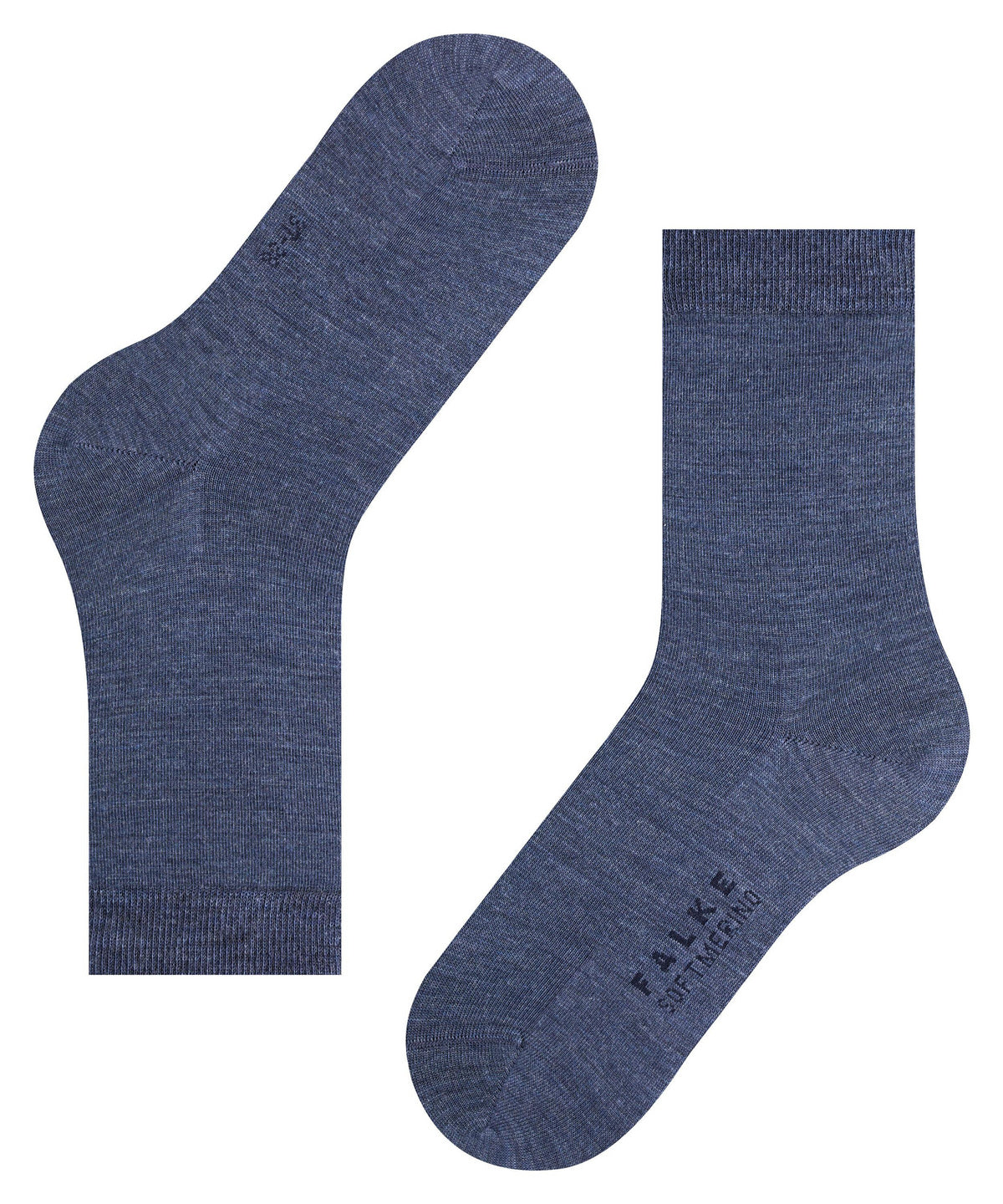 47488-6688 FALKE Softmerino Women Socks with warming merino wool Colour: dark blue mel.