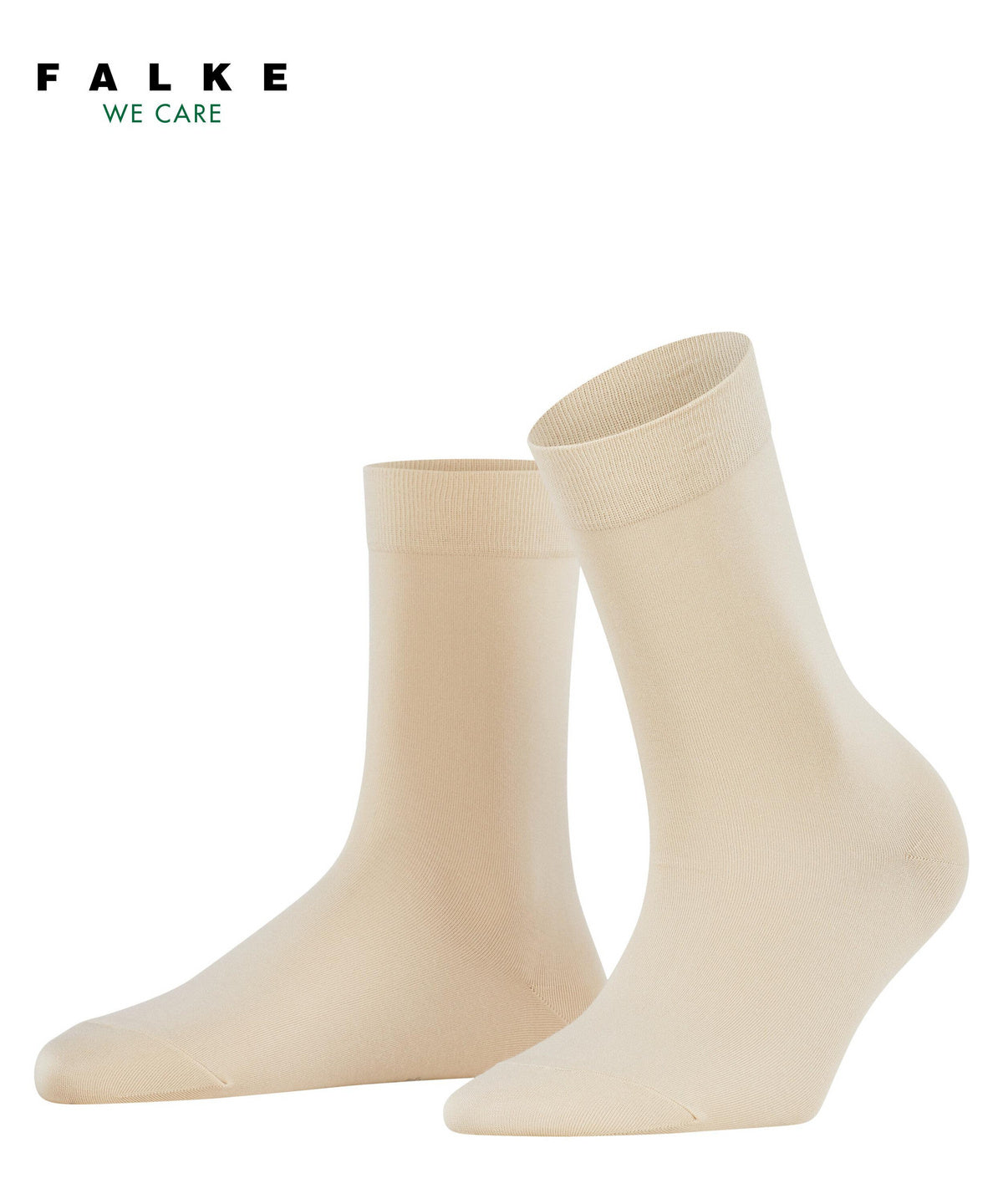 47105-4011 FALKE Cotton Touch Women Socks with very fine mesh structure Colour: cream