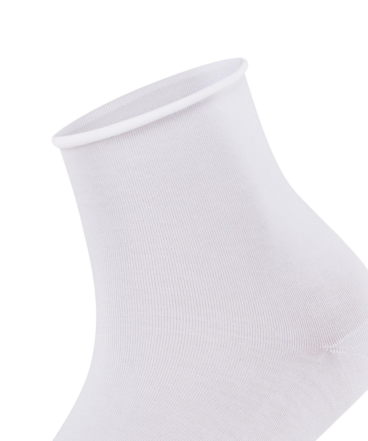 47106-2000 FALKE Cotton Touch Women Short socks with very fine mesh structure Colour: white
