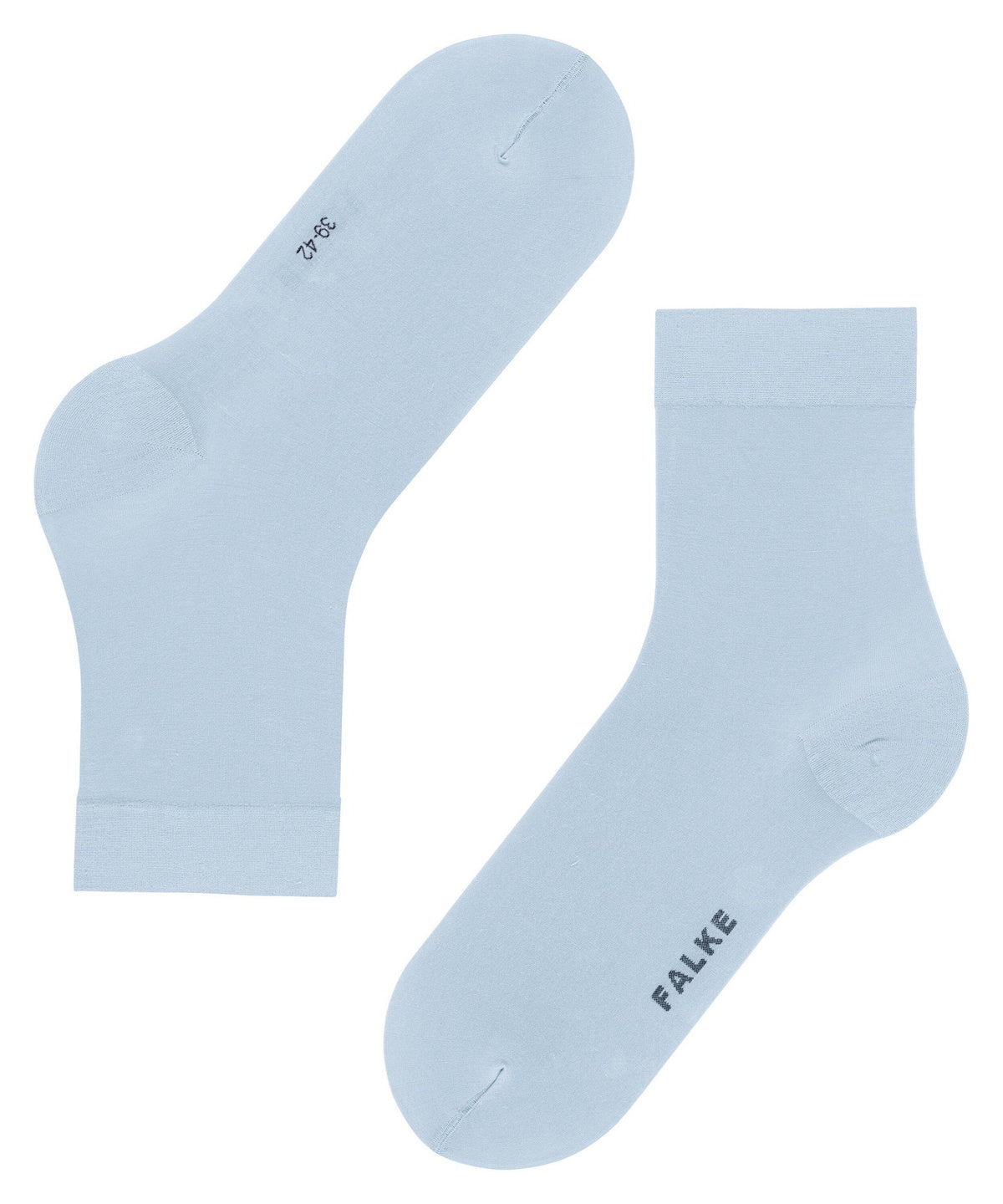 46425-6594 FALKE Fine Softness 50 DEN Women Socks with very fine mesh structure Colour: light blue