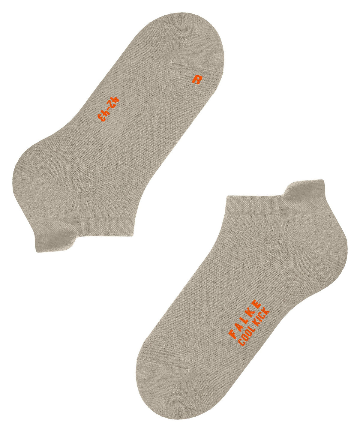 16677-4775 FALKE Cool Kick Unisex Sneaker socks with ultra-light plush soles Colour: towel
