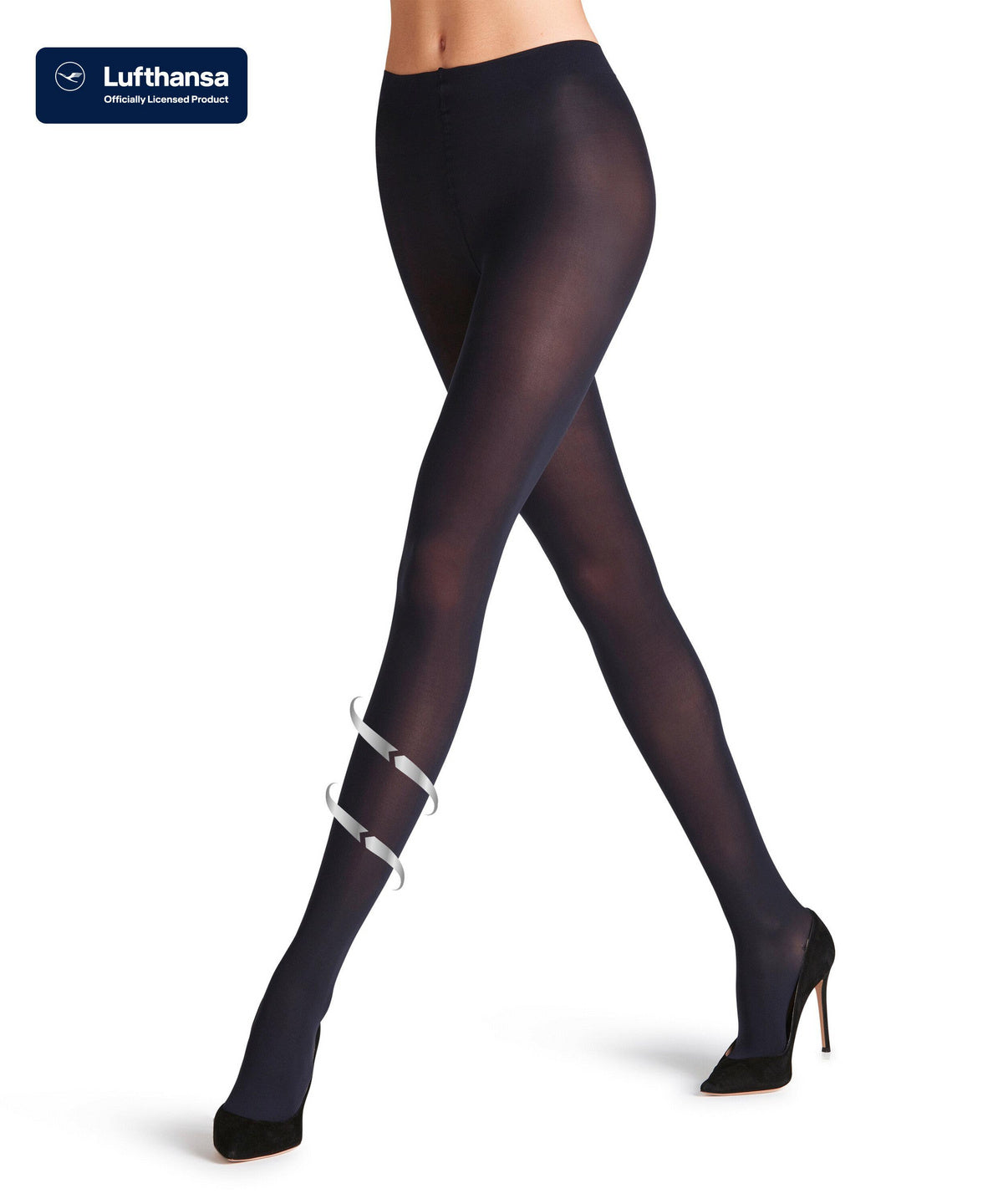40546-6179 FALKE Vitalize 40 DEN Women Tights with light compression & shaping effect Colour: marine