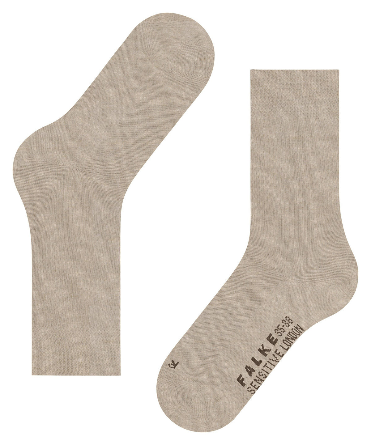 46472-4541 FALKE Sensitive London Women Socks Suitable for diabetics Colour: linen mel.