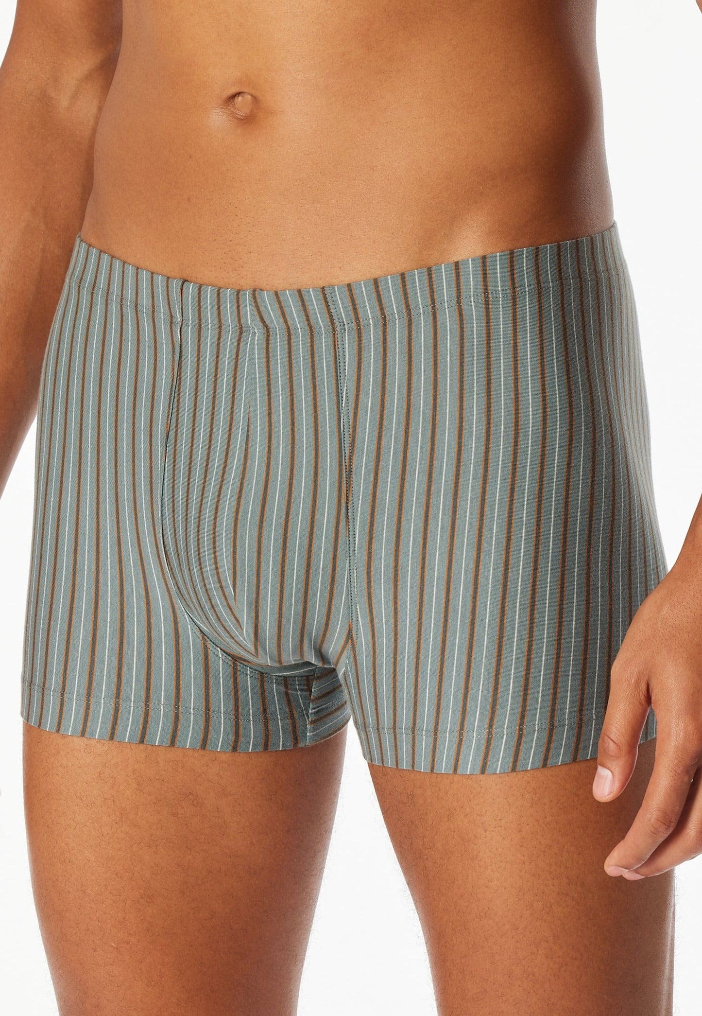 Schiesser Shorts 3-pack Organic Cotton plain/stripes multi-colored - 95/5