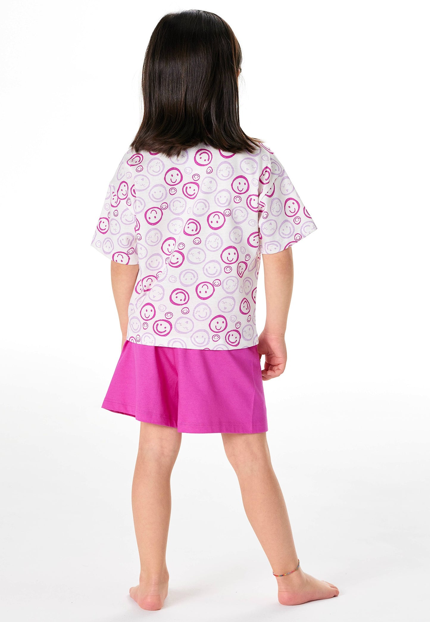 Schiesser Short pyjamas Smileys off-white - Kids Nightwear