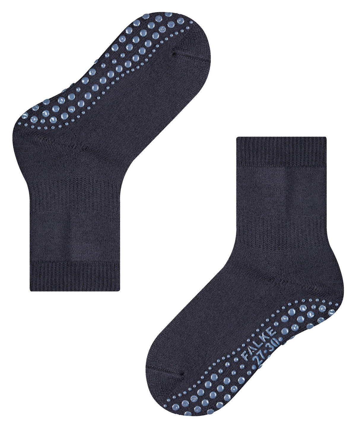 10500-6170 FALKE Catspads Kids House socks with anti-slip rubber grips Colour: darkmarine