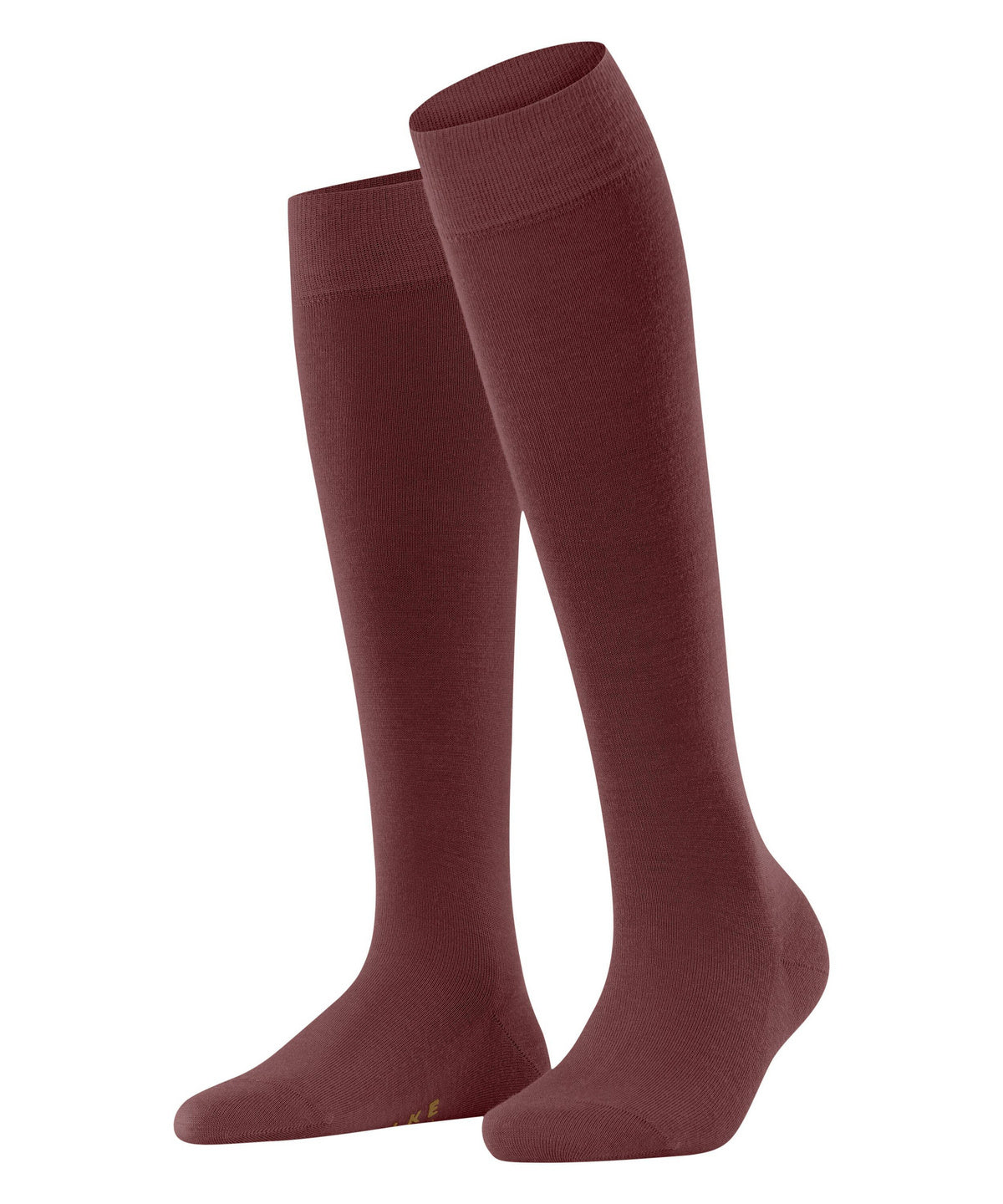 FALKE Softmerino Women Knee-high socks with warming merino wool Colour: cayenne
