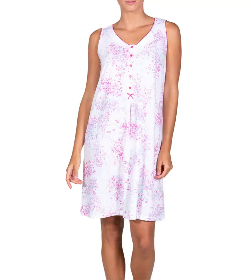 Nachthemd ärmellos Egatex 95 cm