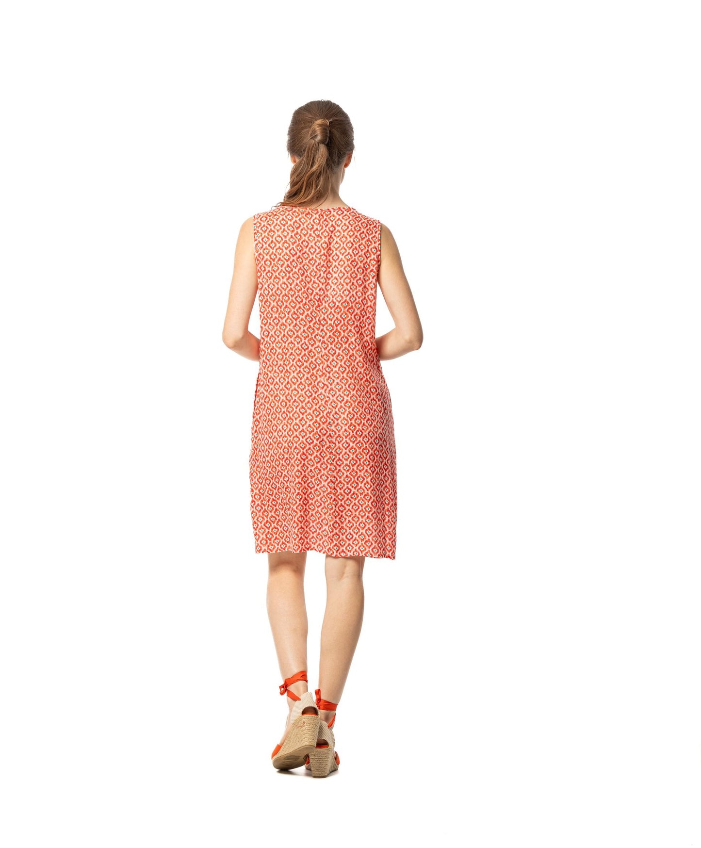 Senoretta Printed sleeveless dress - Joyful
