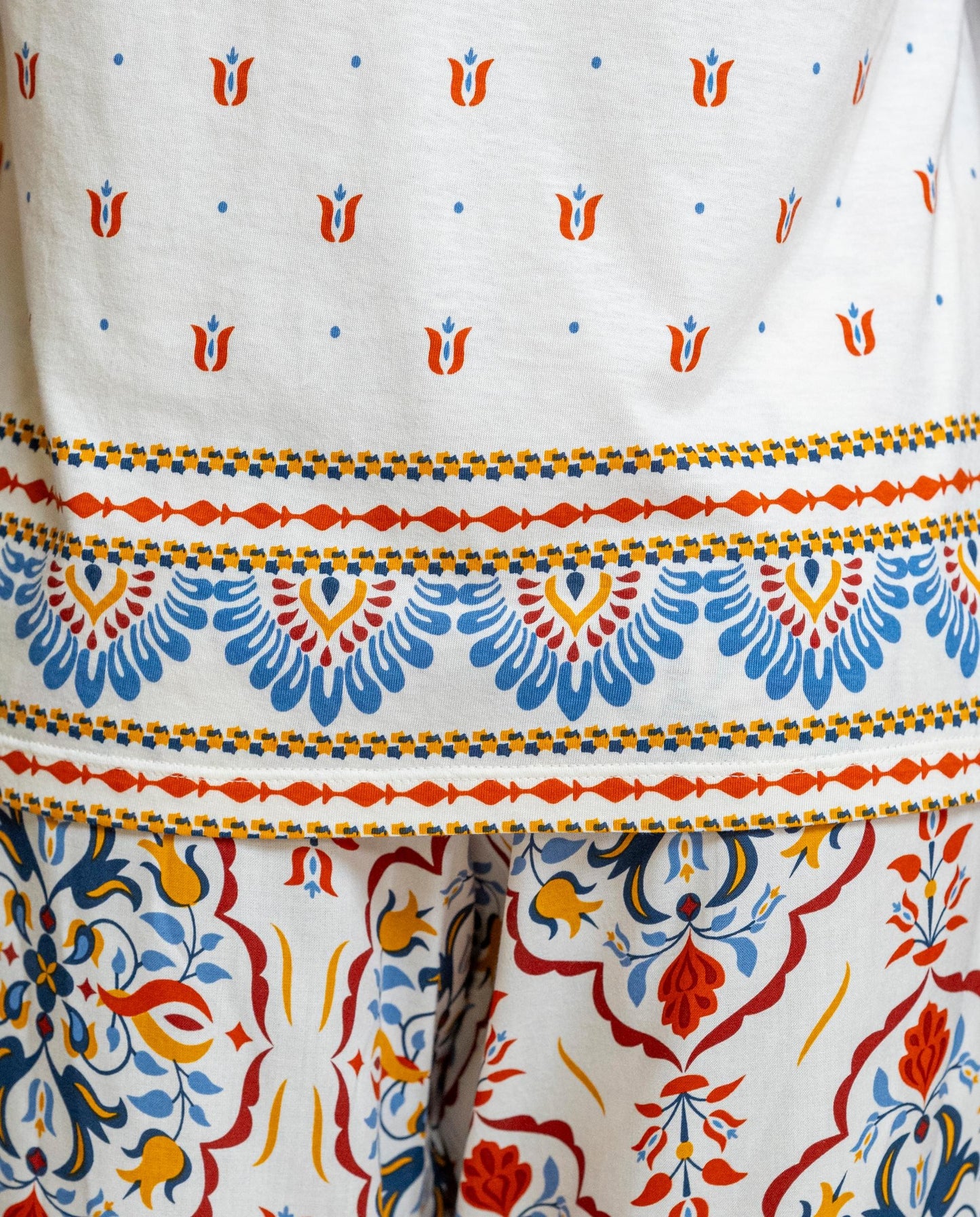 Pyjama manches courtes Senoretta avec pantalon long - Mystic