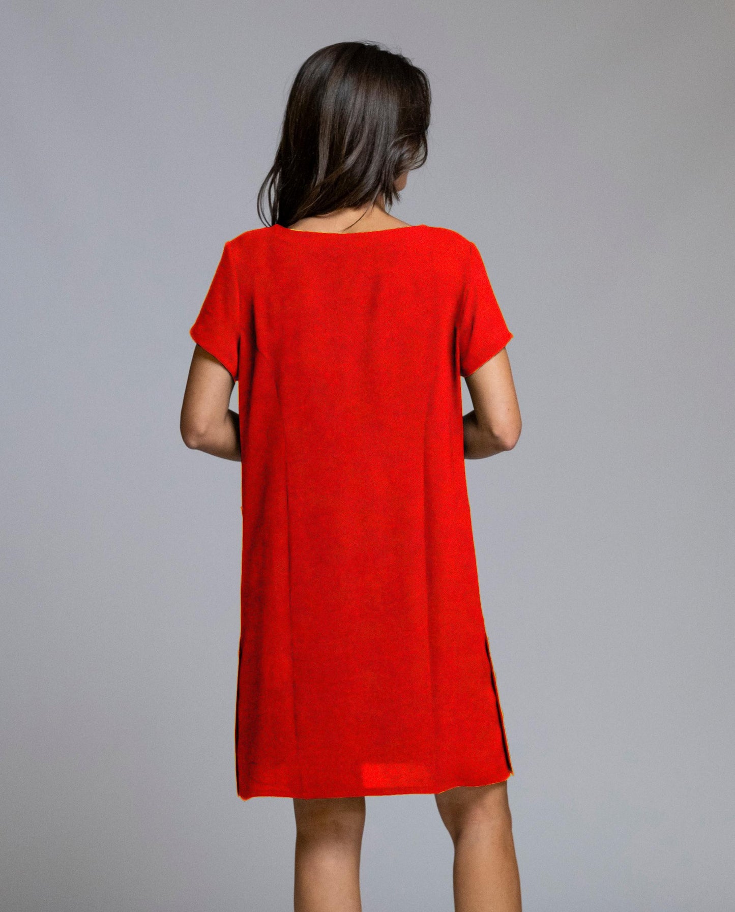 Senoretta Short sleeve dress with pocket - Trotter I