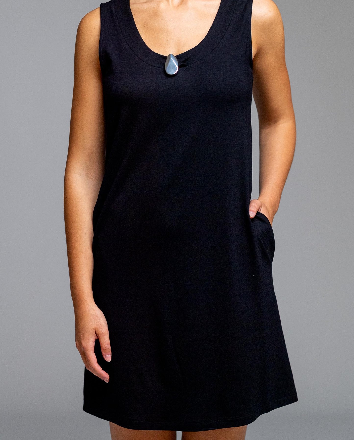 Egatex Sleeveless dress - Stone