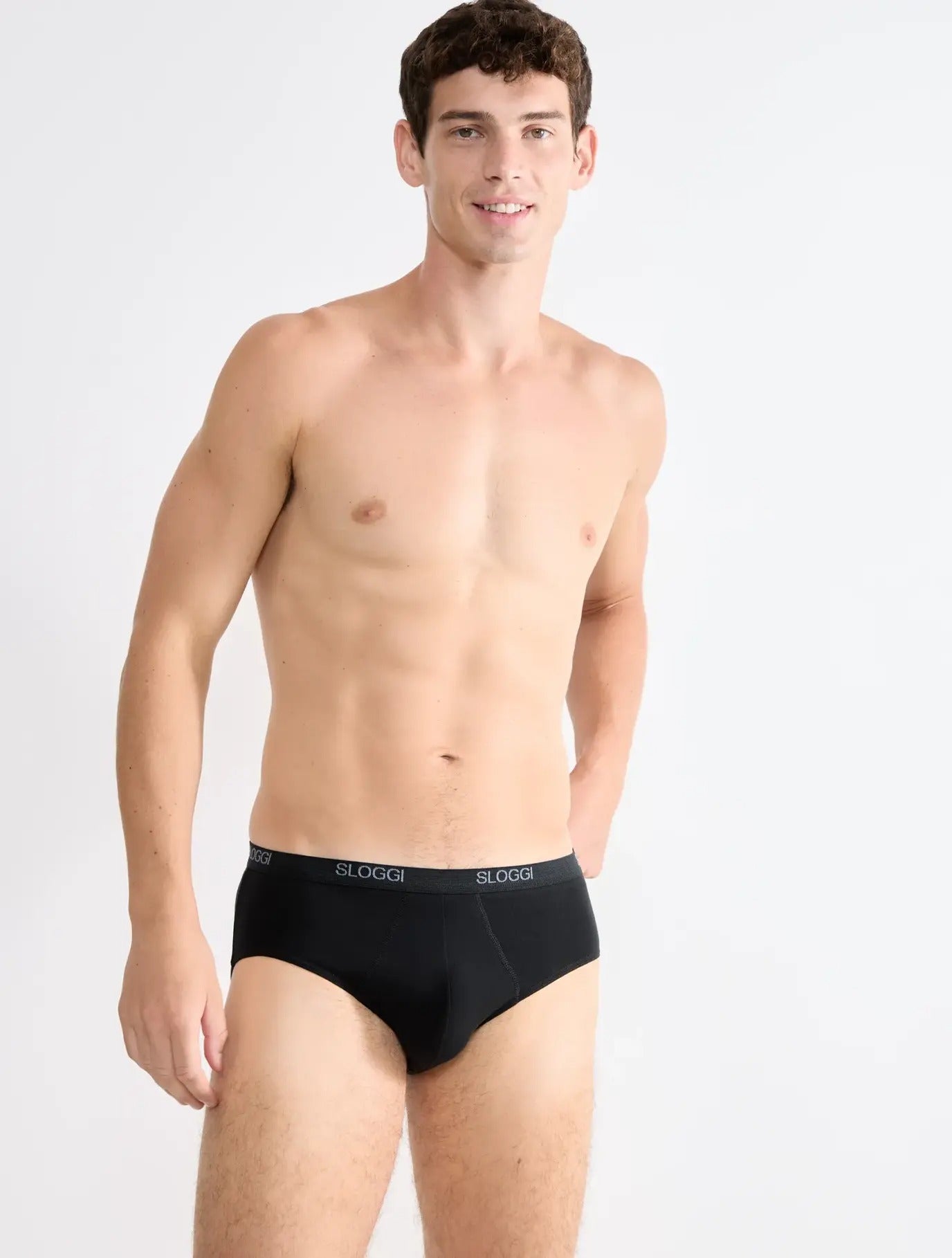 10020412-4 SLOGGI MEN BASIC Men's midi briefs 2-Pack