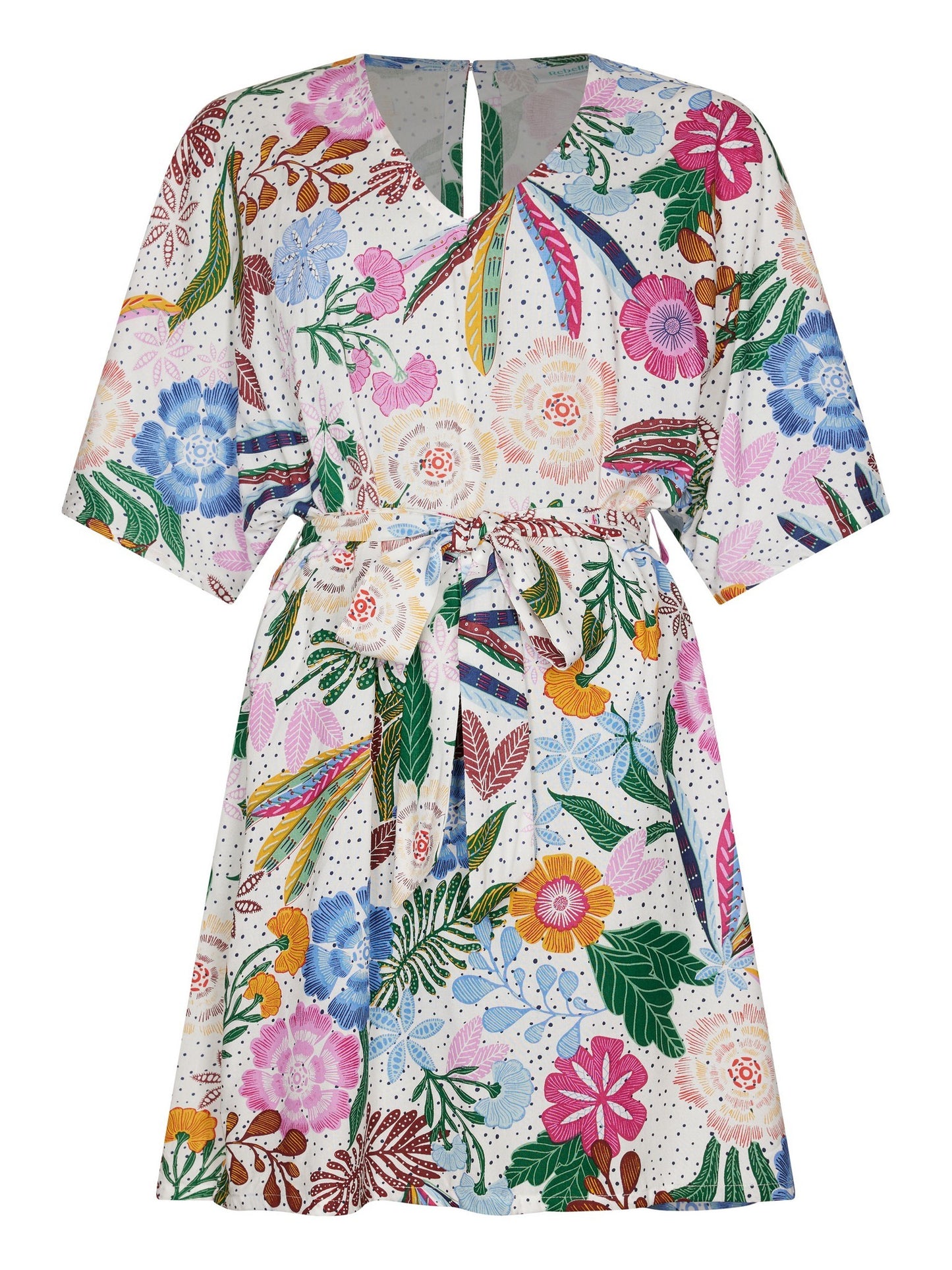 Zetex Beach dress flared sleeves (90 cm)