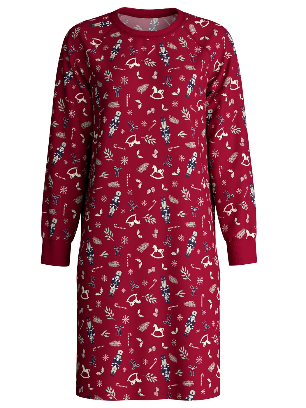 Calida Family & Friends Long Sleeve Nightdress – 100 cm Length