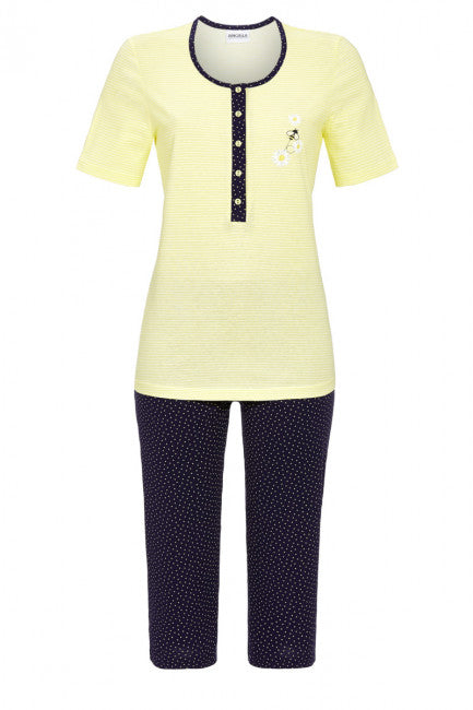 Pyjama mit Caprihose