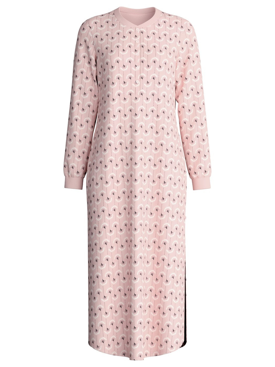 Calida Midnight Flowers Long Sleeve Nightdress – 130 cm Length