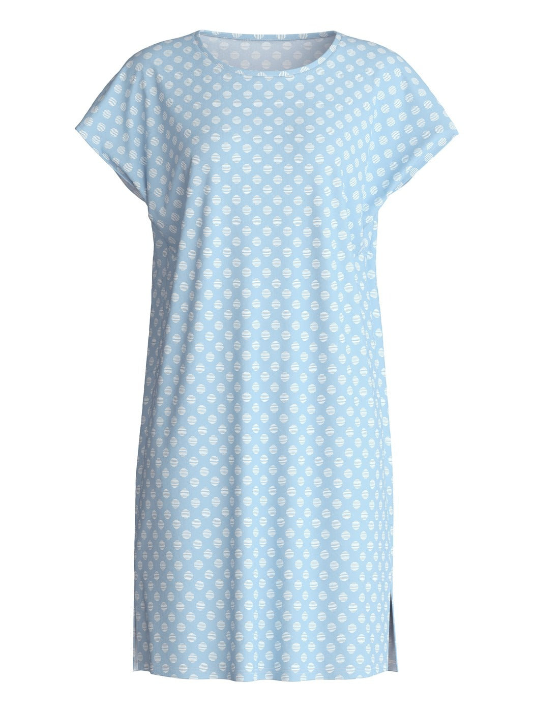 Calida Lovely Nights Short-Sleeve Nightdress – 95 cm Length