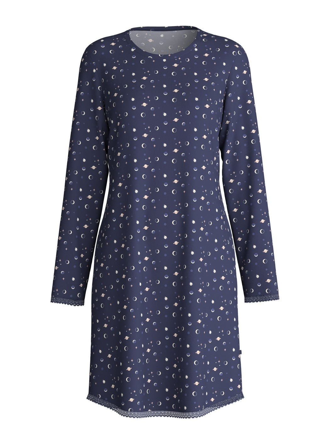 Calida Midnight Dreams Long Sleeve Nightdress – 95 cm Length