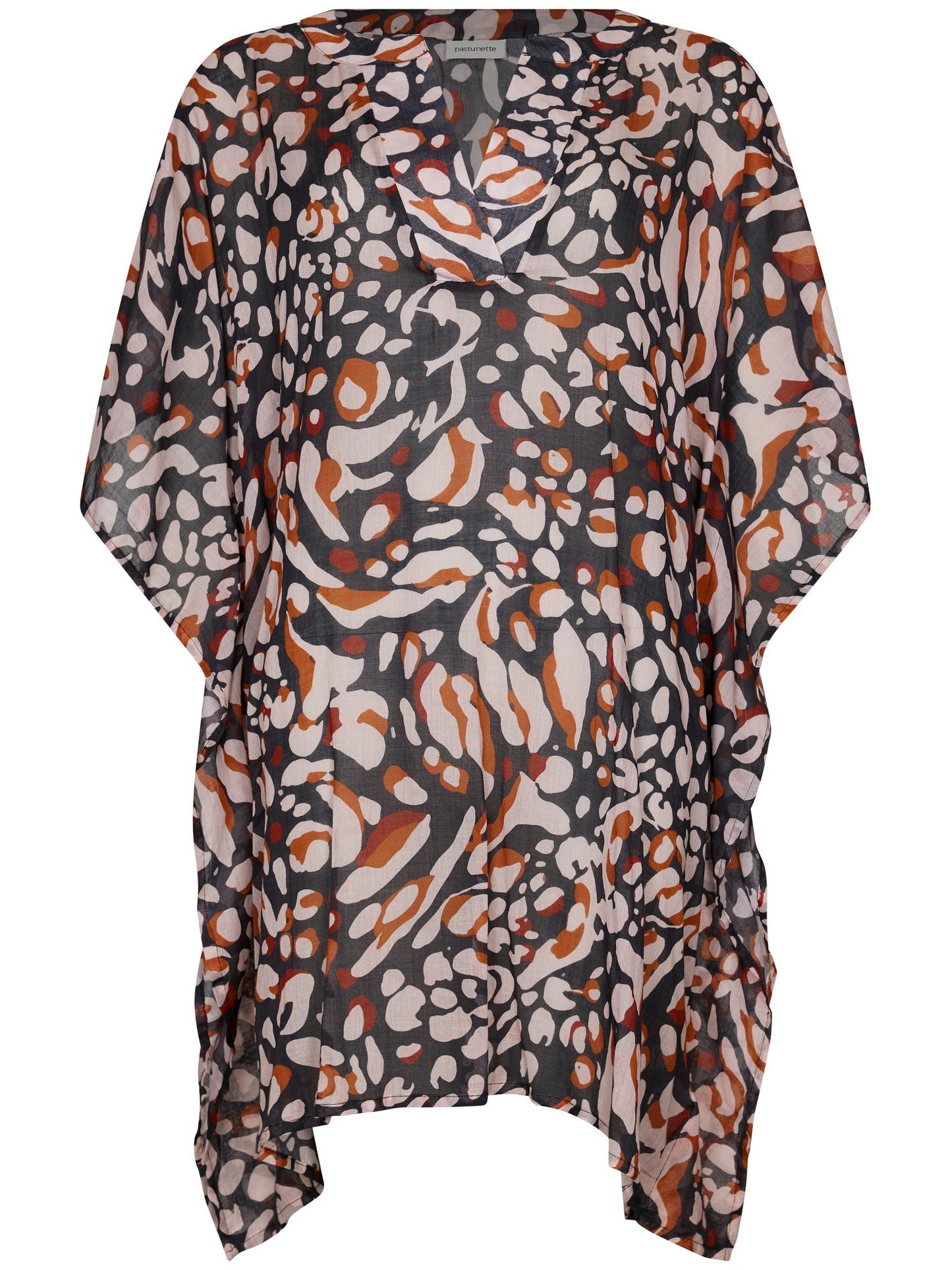 Zetex Cover-up with mandarin collar (90 cm)