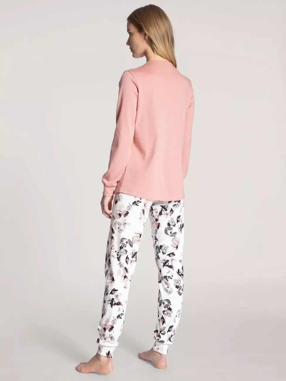 MIDNIGHT DREAMS Bündchen-Pyjama / Schlafanzug, warm