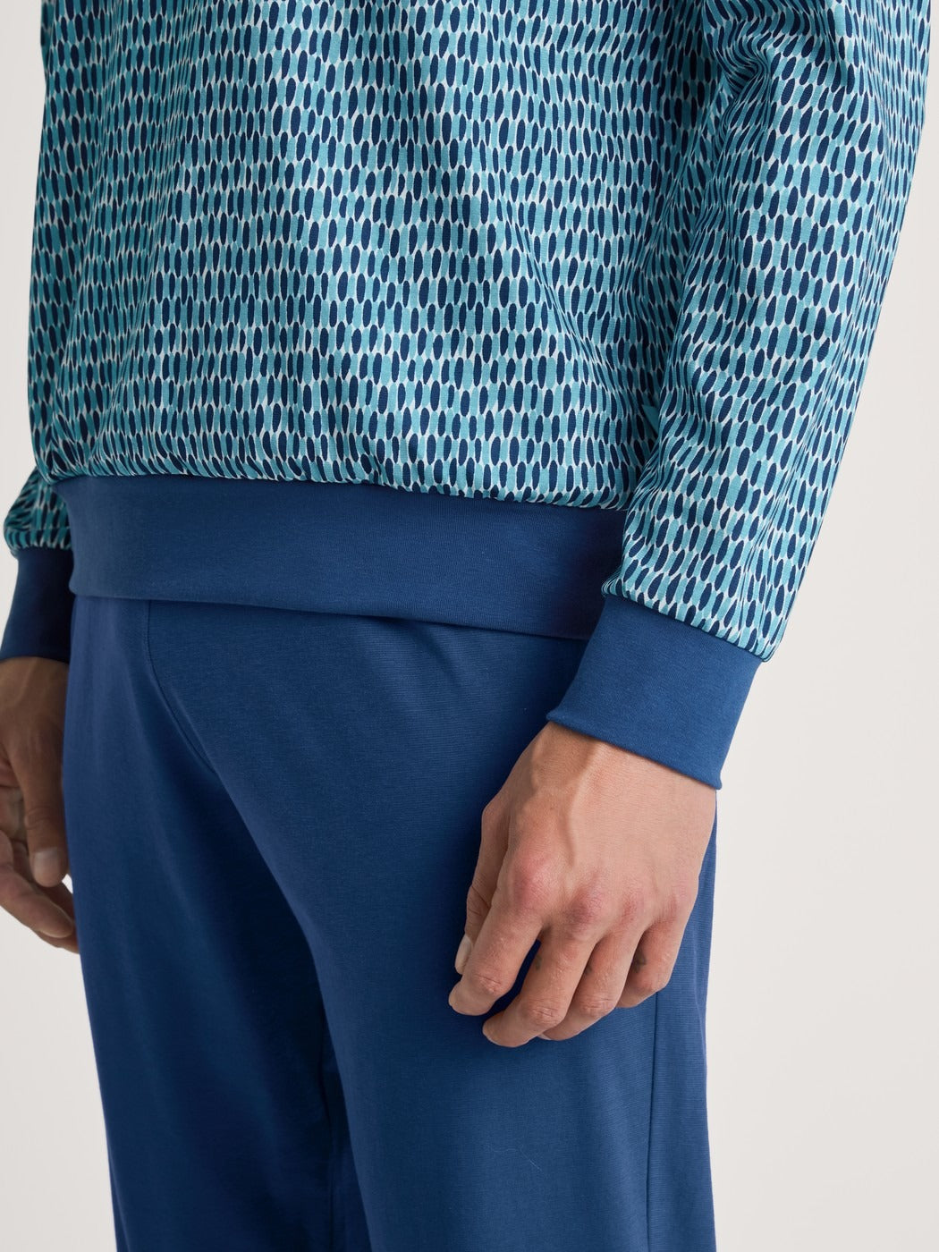 Calida Relax Imprint 1 Pyjama with cuff
