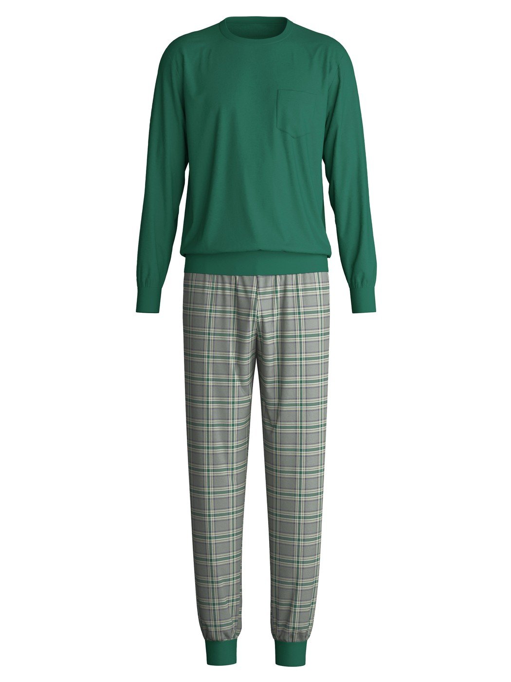 Calida Pyjama with cuff Series Relax Imprint 2