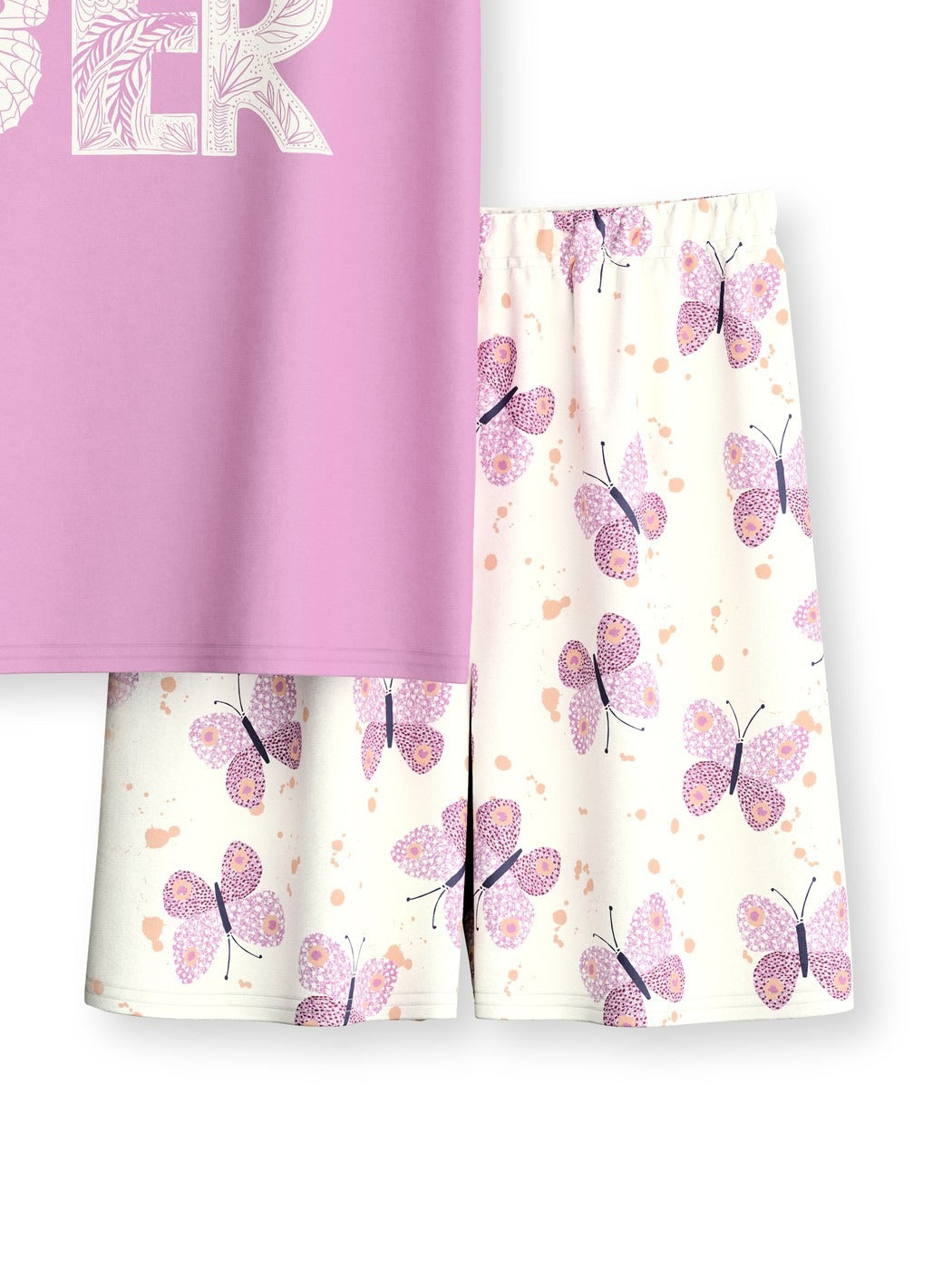 Calida Kids Butterfly Short pyjamas in pure organic cotton