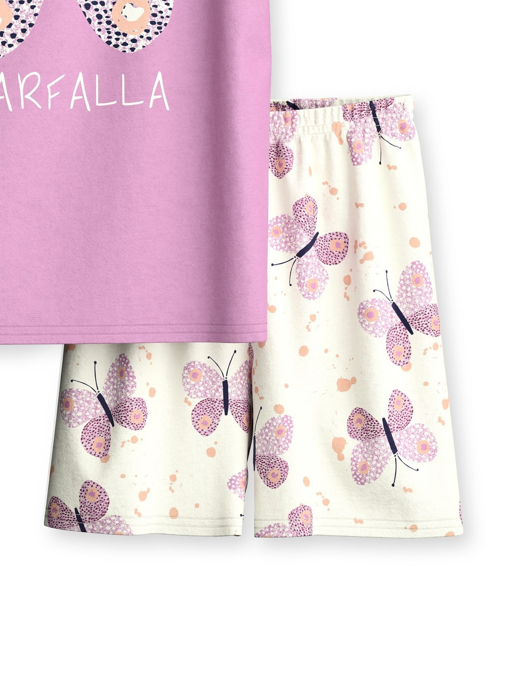 Calida Toddlers Butterfly Short pyjamas in pure organic cotton