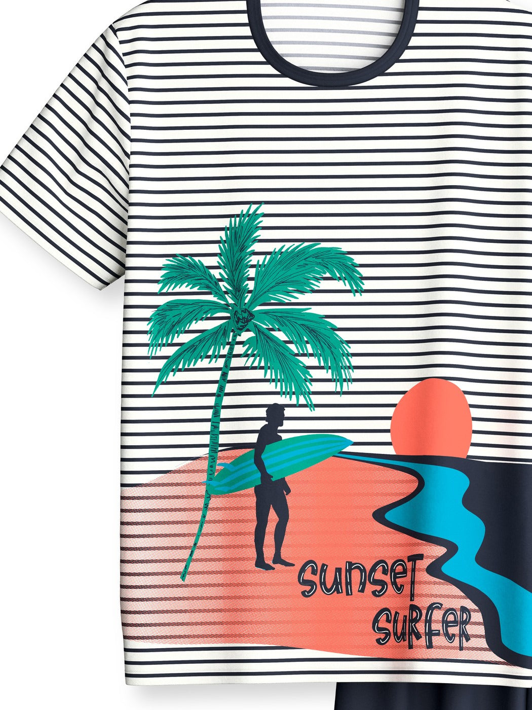 Calida Kids Surf Short pyjamas in pure organic cotton