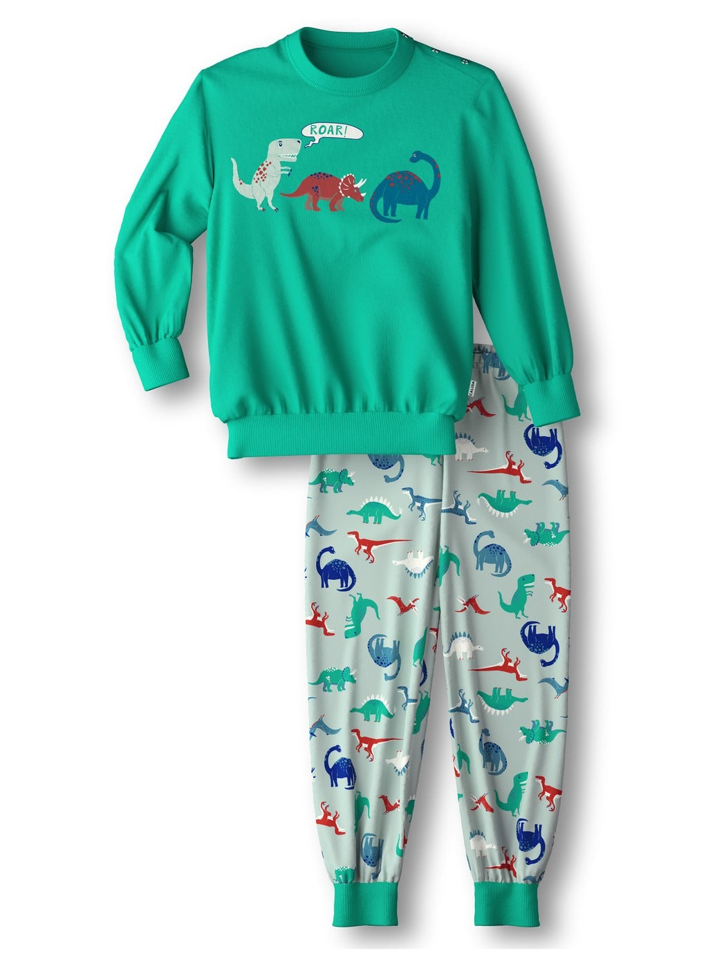 Toddlers Dino Pyjama with cuff