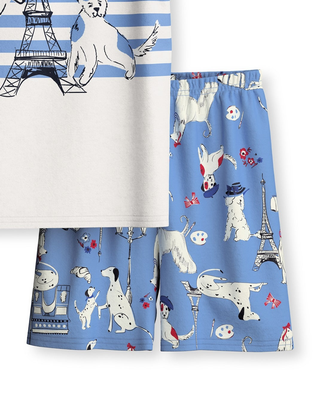 Calida Toddlers Dog Short pyjamas in pure organic cotton