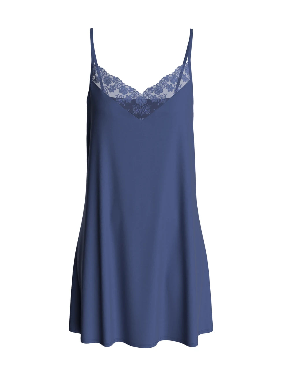 CALIDA BAMBOO NIGHTS Chemise de nuit avec bretelles spaghetti, longueur 85cm